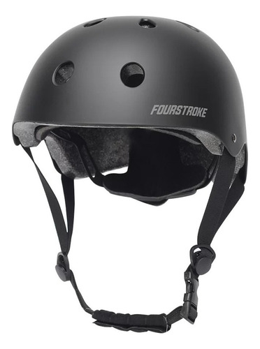 Casco Bici - Entry Helmet - Fourstroke Color Negro Mate Talle S