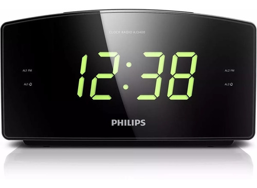 Radio Relogio Philips Aj3400 Despertador Bivolt 110/220v