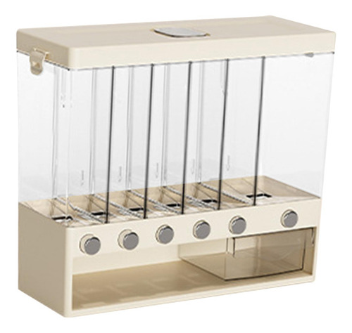 Cubo De Arroz Dispensador De Cereales, Frijoles, Cuadrado