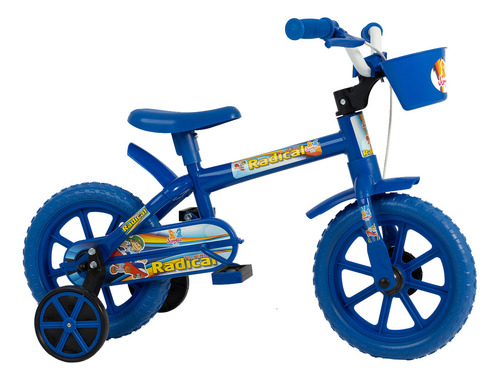 Bicicleta 12 Infantil Kids Jumbo Baby Azul Tamanho Do Quadro Único