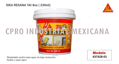 Sika Resana Ya! 8oz ( 230mp) Modelo 437428-01 S P