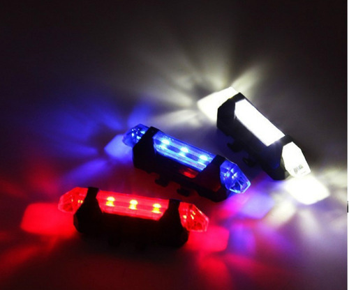 Imagen 3 de 7 de Casco Para Bicicleta Con Lentes + Luz De Advertencia