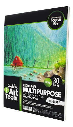 Block Libreta Multipurpose 229x305mm 185g Indra Multitecnica