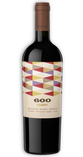 Vino Qaramy 600 Blend Malbec Cabernet Sauvignon Syrah 750ml