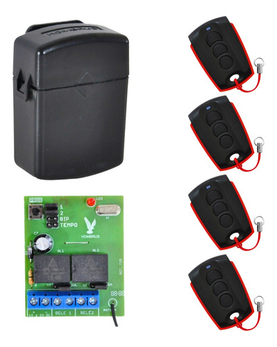 Kit Para Fechadura Elétrica 12v Abra Com Controle Remoto
