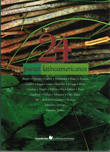 24 poetas latinoamericanos, de Girondo, Oliverio. Serie Coedición latinoamericana para jóvenes Editorial Cidcli, tapa blanda en español, 1997