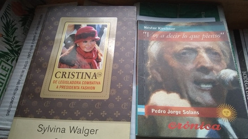 Lote X 4 Libros Nestor Y Cristina Kirchner Política (l)