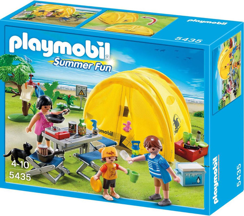 Playmobil 5435 Camping Com A Família