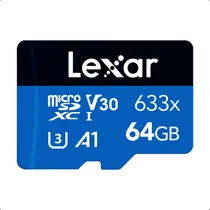 Comprar Tarjeta Memoria Micro Sd Lexar 64gb 4k Uhs-1 Blue Series