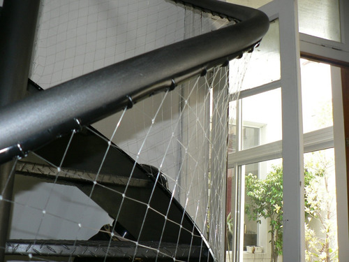 Imagen 2 de 9 de Malla De Seguridad Anticaida Para Balcon, Ventana Y Terraza
