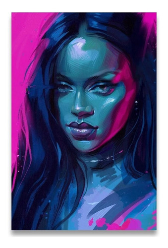 Poster Decorativo 42cm X 30cm A3 Brilhante Rihanna B1