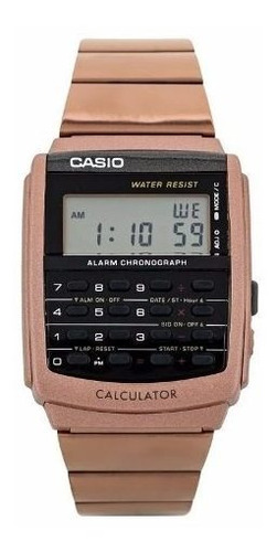 Reloj Casio Ca-506c-5a Vintage Calculadora Acero Inox Wr