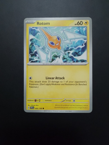 Carta Pokémon Rotom 069/198 Sv1en Scarlet Violet 