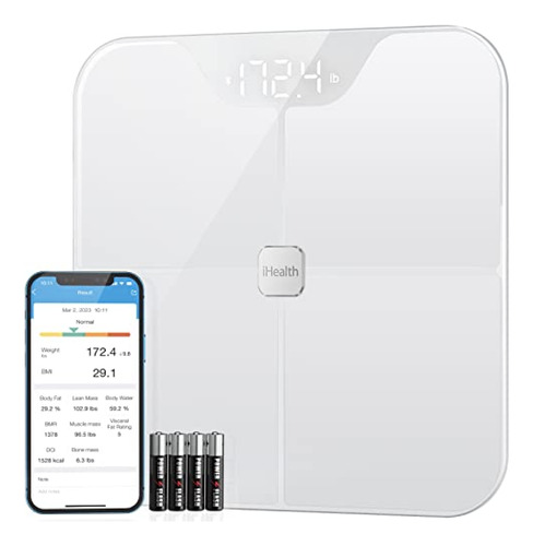 Pesa Digital De Baño Ihealth Nexus Báscula Inteligente Para