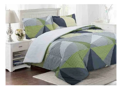 Plumon 2 Plazas Estampado Sherpa Doral
