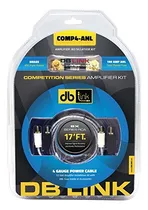 Comprar Kit De Instalación Para Amplificador Db Link Comp4-anl Competition Series Calibre 4 Ga Anl 100 Amp 5.18 Metros Color Azul