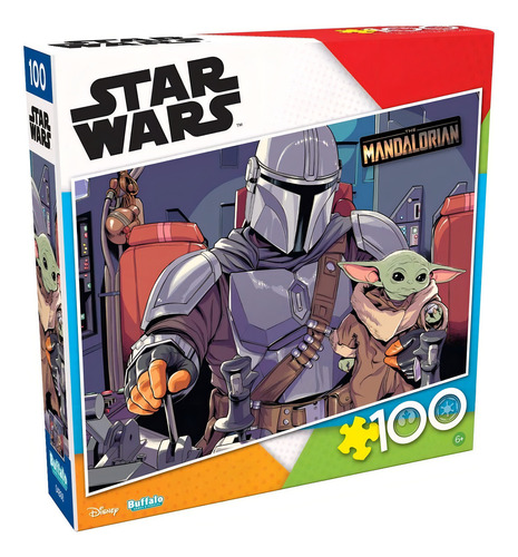 Star Wars Mandalorian Baby Yoda Rompecabezas 100 Pz Yodita