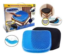 Comprar Cojin Gel Confortable Sillas Auto Oficina Asiento Ortopédico Gel Azul Forro Negro