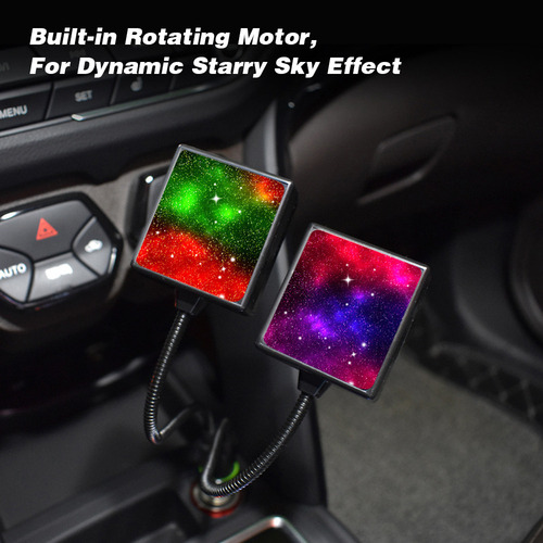 * Proyector De Luz Nocturna Usb: 3 Modos, Cuello Ible Para