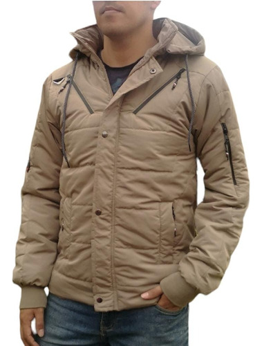 Chaqueta Gaban Acolchonado Para Hombre , Perfecto Para El Frio, Abrigadora, Liviana, Versátil, Practica Y Muy Combinable 