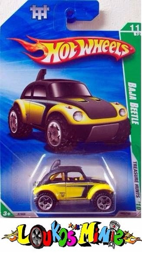 Hot Wheels Volkswagen Vw Baja Beetle Fusca T-hunt 2010 1:64