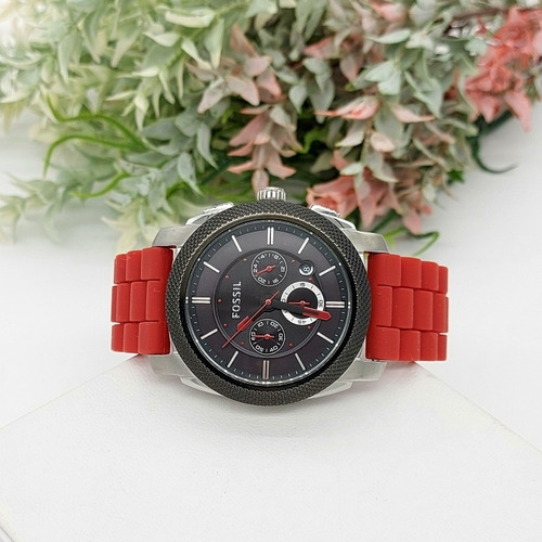 Relógio Fossil Masculino Ffs4598z Vermelho