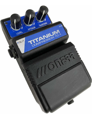 Pedal Guitarra Onerr Titanium Compressor Novo Raridade