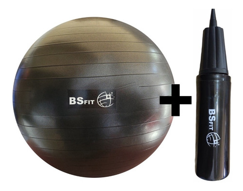 Imagen 1 de 4 de Pelota Esferodinamia 65 Cm Bsfi + Infaldor Pilates Yoga Ball