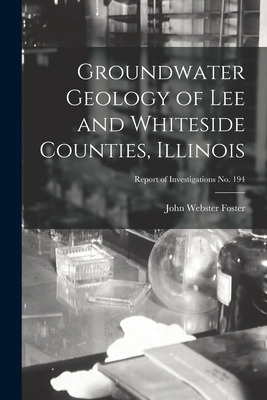 Libro Groundwater Geology Of Lee And Whiteside Counties, ...