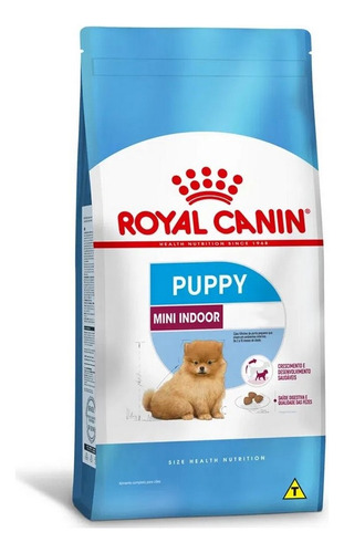 Ração Mini Indoor Para Cães Filhotes 2,5kg Royal Canin