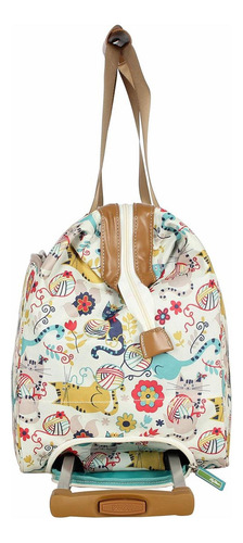 Patrón De Lirio Bloom Bolsa De Lona De 22 Pulgadas Con De 2