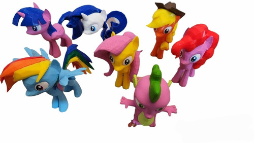 Figura Spike Little Pony Rainbow Impresión 3d