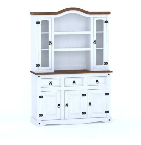 Mueble Modular 5p 3c - Aparador - Cristalero - Madera - Lcm