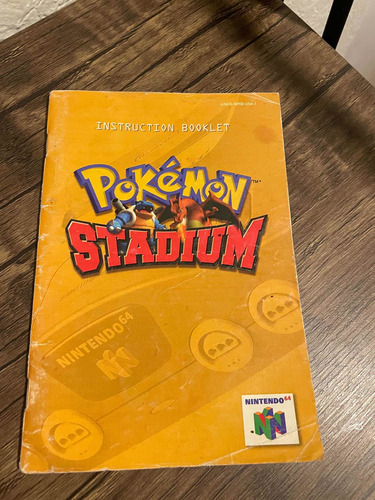 Pokemon Stadium Manual Original Para Nintendo 64