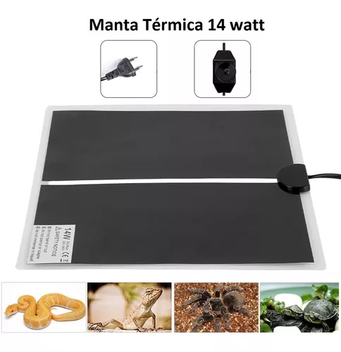 Fallcon 7W Manta Termica Reptiles,Alfombrilla Calefactora para