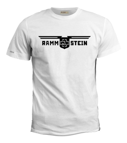  Camiseta Rammstein Rock Metal Logo  Eco