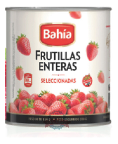 Frutillas En Almíbar X850grs Bahía 