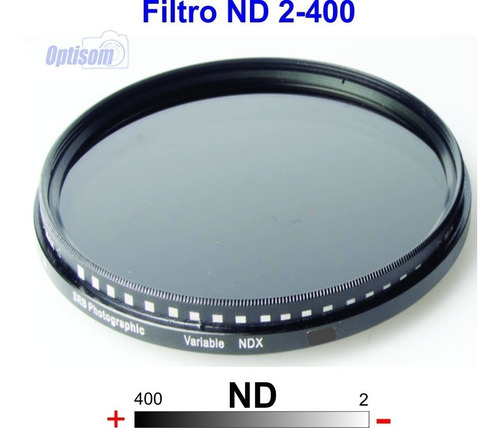 Filtro Nd Densidade Variavel 2-400 Medida 77mm Temos Loja