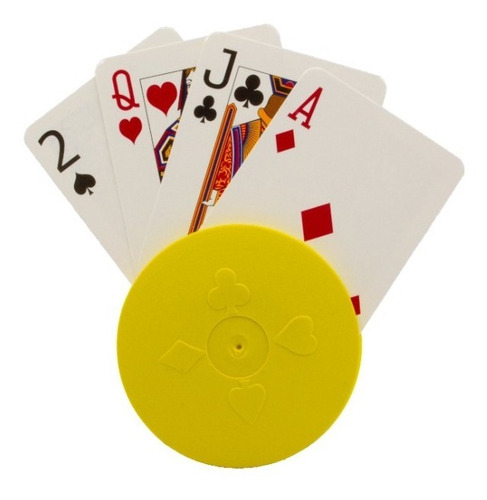 Imagen 3 de 6 de Sujetador De Barajas Tamaño Jumbo, Set 4 Piezas. 4 Colores