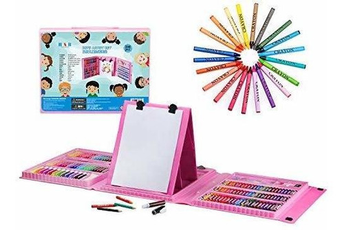H & B Kids Art Supplies 208 Piezas De Pintura Y Dibujo Case,