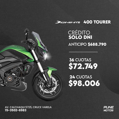 Bajaj Dominar 400 Tourer Pune Motos C.prend./tarj