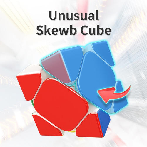Aa Cubo Mágico Rs Skewb Magnético Moyu 2022 Stickerless 56mm