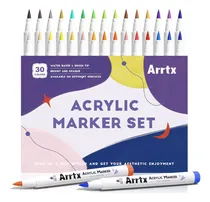 Comprar Pinceles Acrílicos Arrtx Markers 30b