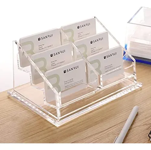 Organizador De Correo Acrílico – 3 Compartimentos Transparentes Para Facturas, Sobres, Papeles…