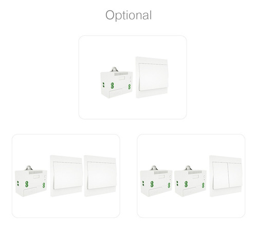 Imagem 5 de 9 de Kit De Interruptor De Luz Sem Fio 110-230v Auto-alimentado