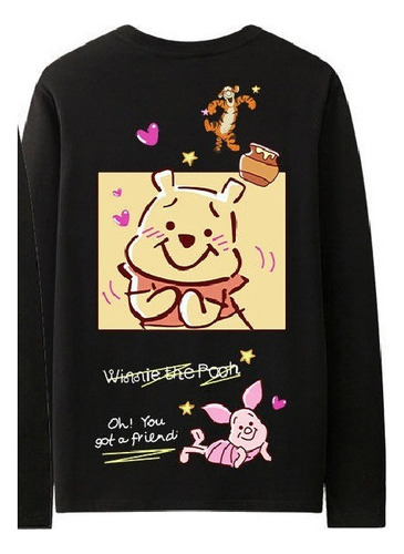 Sudadera Con Estampado Digital Creativo De Winnie Pooh Bear