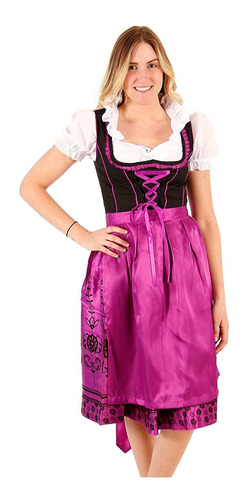 Disfraz Talla 4 Para Mujer De Alemana Oktoberfest Color