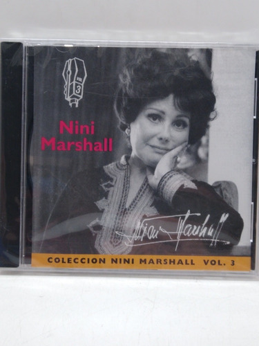 Nini Marshall Colección Nini Marshall Vol.3 Cd Nuevo