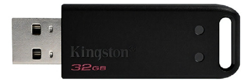 Memoria Usb 32gb Dt20 Negro2.0 Kingston Color Negro