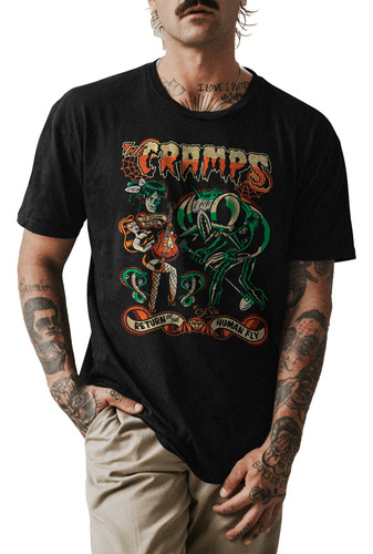 Polo Personalizado Banda Punk Rock The Cramps 004